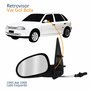 Retrovisor Vw Gol 1995 1996 1997 1998 1999 4 Portas Com Controle Lado Esquerdo Motorista