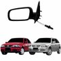 Retrovisor Vw Gol G3 1999 Até 2005 Gol G4 2005 Até 2008 4 Portas Com Controle Lado Esquerdo Motorista