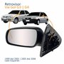 Retrovisor Vw Gol G3 1999 Até 2005 G4 2005 Até 2008 2 Portas Sem Controle Lado Esquerdo Motorista