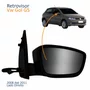 Retrovisor Vw Gol G5 2008 2009 2010 2011 Elétrico Liso Lado Direito Passageiro
