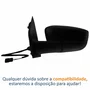 Retrovisor Vw Gol G5 2008 2009 2010 2011 Elétrico Capa Texturizada Lado Esquerdo Motorista