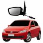 Retrovisor Vw Gol G5 2008 2009 2010 2011 Com Controle Texturizado Lado Esquerdo Motorista