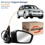 Retrovisor Vw Golf 2012 2013 2014 Original Metagal Elétrico Com Pisca Lado Direito Passageiro