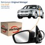 Retrovisor Vw Golf 2012 2013 2014 Original Metagal Elétrico Com Pisca Lado Esquerdo Motorista