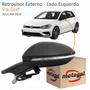 Retrovisor Vw Golf 2014 Até 2019 Elétrico Com Pisca METAGAL Lado Esquerdo Motorista
