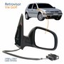 Retrovisor Vw Golf 1998 Até 2007 Elétrico Lado Direito Passageiro