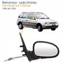 Retrovisor Vw Parati G2 2 Portas 1996 Até 1999 Com Controle Lado Direito Passageiro