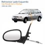 Retrovisor Vw Parati G2 2 Portas 1996 Até 1999 Com Controle Lado Esquerdo Motorista
