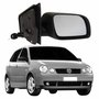 Retrovisor Vw Polo 2002 Até 2009 4 Portas Com Controle Lado Direito Passageiro