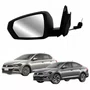 Retrovisor Vw Polo Virtus 2017 Até 2022 Com Pisca Com Controle Lado Esquerdo Motorista