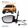 Retrovisor Vw Saveiro Cross G5 2010 Até 2013 Com Controle Com Pisca Lado Esquerdo Motorista Original