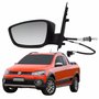 Retrovisor Vw Saveiro Cross G6 2013 Até 2016 Com Controle Com Pisca Lado Esquerdo Motorista Original