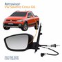 Retrovisor Vw Saveiro Cross G6 2013 Até 2016 Com Controle Com Pisca Lado Esquerdo Motorista Original