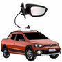 Retrovisor Vw Saveiro Cross G6 2014 2015 2016 Elétrico Com Pisca Lado Direito Passageiro