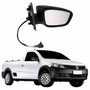 Retrovisor Vw Saveiro G5 2009 2010 2011 2012 2013 Elétrico Com Pisca Lado Direito Passageiro