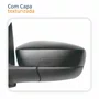Retrovisor Vw Saveiro G5 2009 Até 2013 Com Controle Capa Texturizada Lado Esquerdo Motorista