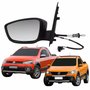 Retrovisor Vw Saveiro Cross G5 2010 Até 2013 G6 2013 Até 2016 Com Controle Com Pisca Lado Esquerdo Motorista Original