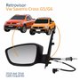 Retrovisor Vw Saveiro Cross G5 2010 Até 2013 G6 2013 Até 2016 Com Controle Com Pisca Lado Esquerdo Motorista Original