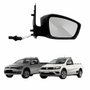 Retrovisor Vw Saveiro G6 2013 Até 2016 G7 2018 Até 2020 Com Controle Texturizado Lado Esquerdo Motorista