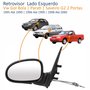 Retrovisor Vw Saveiro Parati Gol Bola G2 2 Portas 1995 Até 2000 Com Controle Lado Esquerdo Motorista