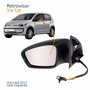 Retrovisor Vw Up 2014 2015 2016 2017 Elétrico Com Pisca Lado Esquerdo Motorista Original