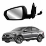 Retrovisor Vw Virtus 2017 Até 2022 Com Pisca Com Controle Lado Esquerdo Motorista