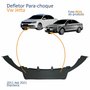 Defletor Para-choque Dianteiro Vw Jetta 2011 Até 2021