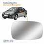 Subconjunto Renault Megane 2006 Até 2012 Lente Curvada Lado Esquerdo Motorista