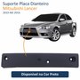 Suporte Placa Dianteiro Mitsubishi Lancer 2010 Até 2016